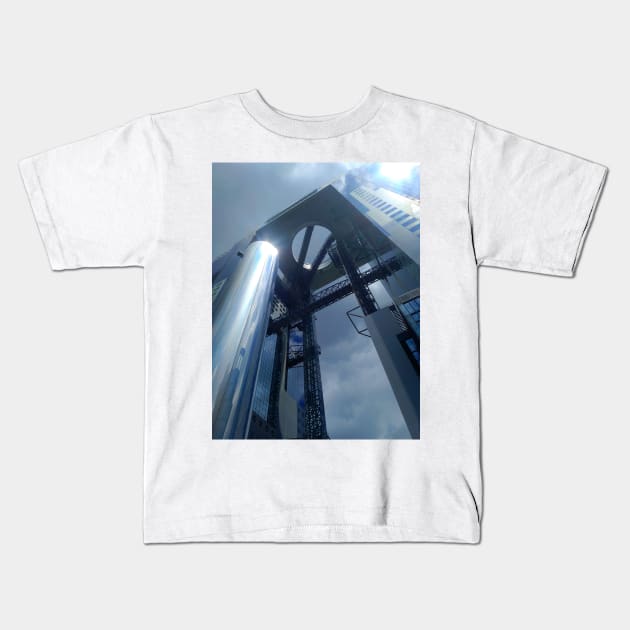 Umeda Sky Building, Osaka, Japan Kids T-Shirt by IgorPozdnyakov